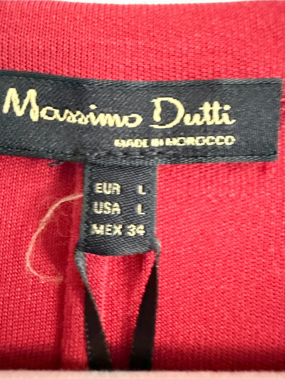 NWT Massimo Dutti Tie Front Jersey Midi Dress - Picture 7 of 9